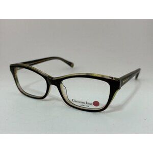 Christian Lacroix - CL1049 198 53-16-140 Green / Brown Plastic Eyeglass Frames